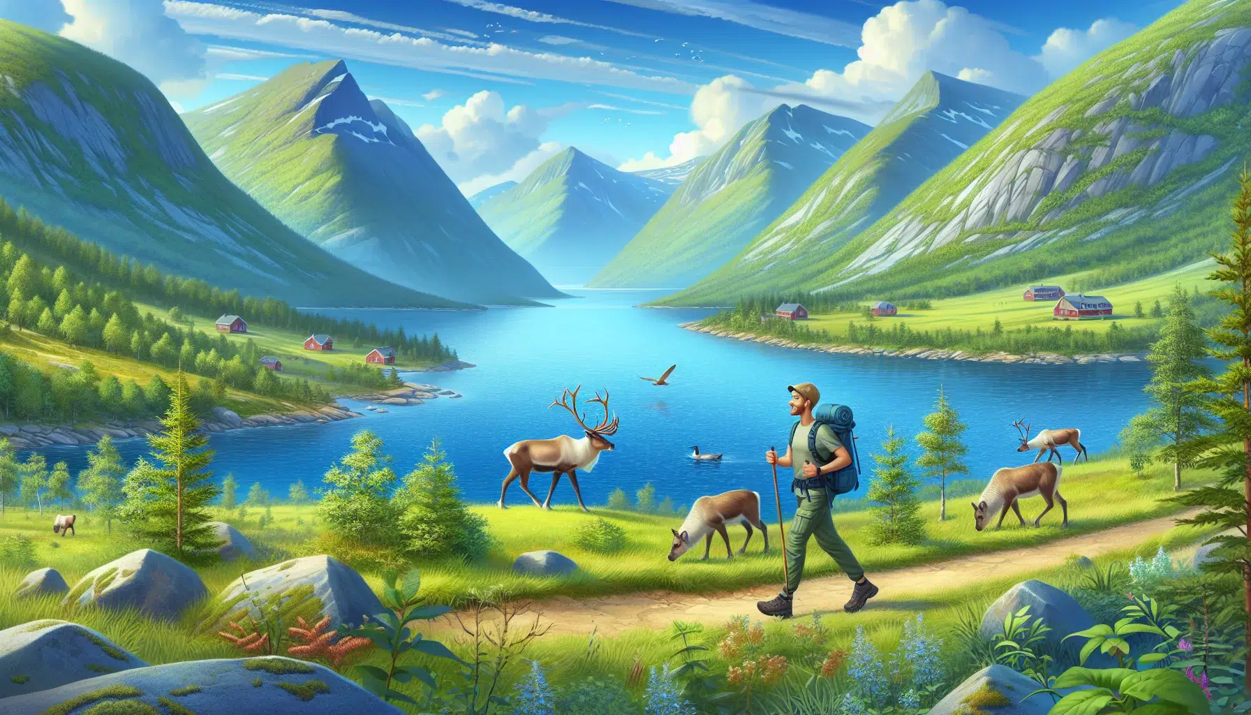 Hvordan reise bærekraftig – miljøvennlige valg for eventyrlystne – illustrasjon 1