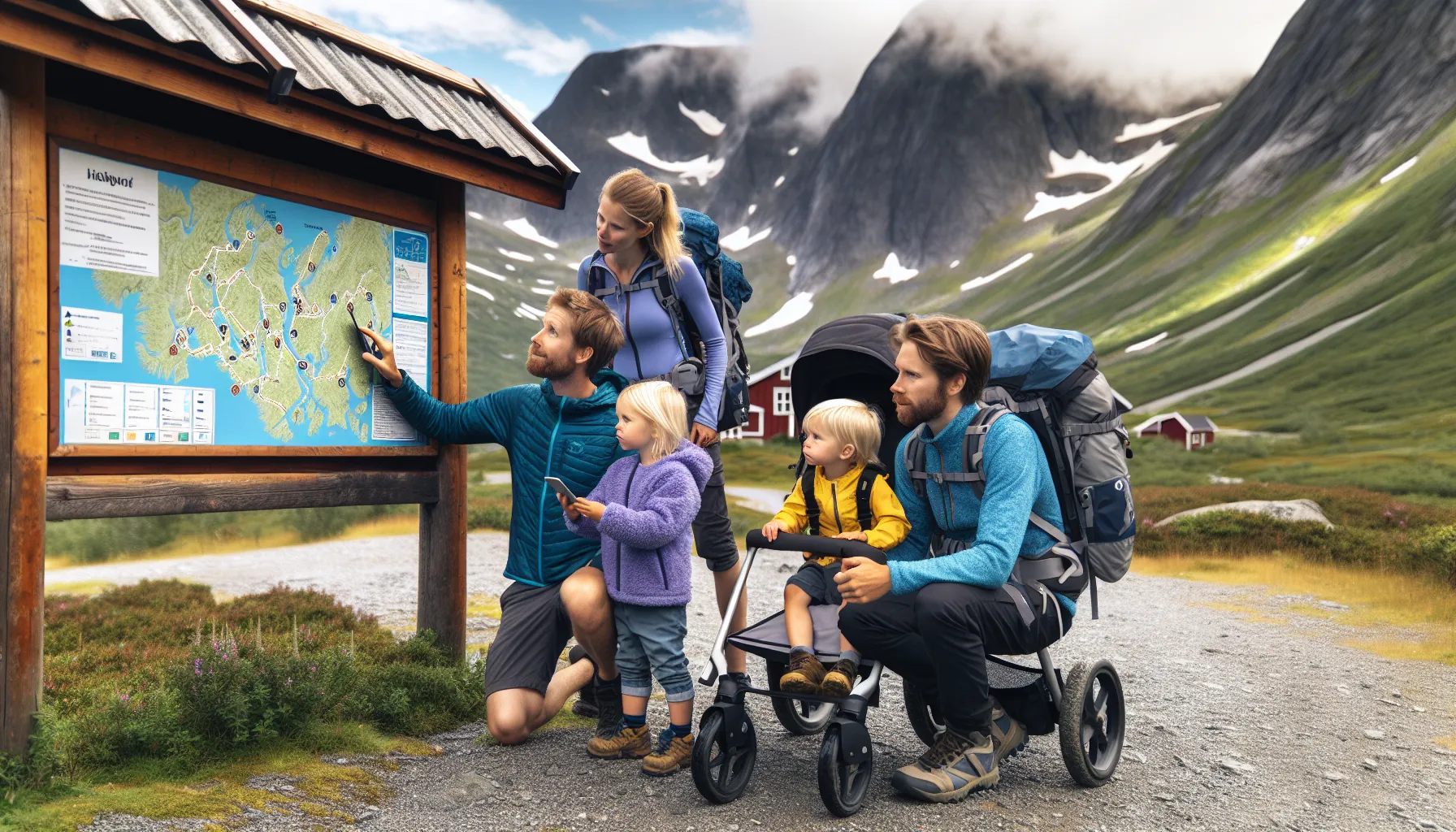 Hvordan planlegge en familievennlig fjelltur – illustrasjon 2